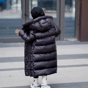 Girls cotton-padded jacket 2024 winter clothes new children's warm padded down cotton-padded coat western style coat girls long cotton-padded jacket