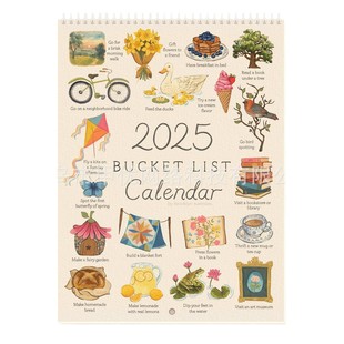 Трансграничные новые bucketlist-kalender2025wandkalender Brooklyn Swenson