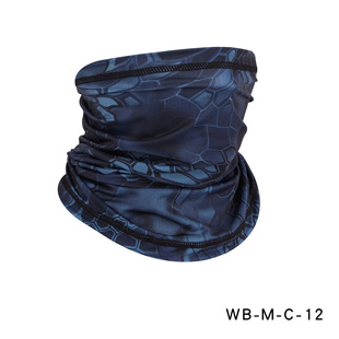 Outdoor breathable sunscreen breathable Ice Silk sports turban scarf Fishing Magic face scarf collar riding mask headgear