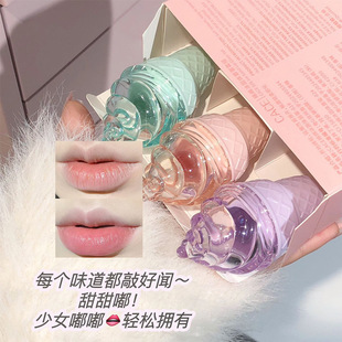 CACE soft ice solid lip gloss three sets of ice cream anti-cracking lip moisturizing lip balm