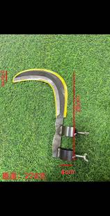 Areca Knife Sickle Manganese Steel Agricultural Mower Sickle Head Outdoor Corn Sickle Household Harvesting Crescent Scimitar