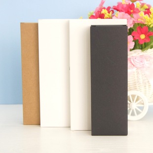 151-160mm Universal small packaging blank carton spot wholesale black card carton bronzing cowhide carton printing