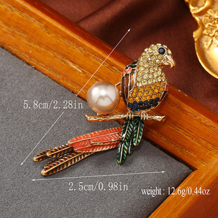 High-end temperament rhinestone brooch exquisite suit corsage exquisite anti-light pin women's clothes fixed accessories badge
