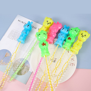 38cm Large Cartoon Bubble Stick Bubble Gun Western Sword Bubble Sword Machine Push Park Huizhou Merchants Gift Toy
