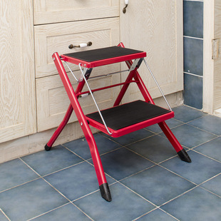 YSF Folding Ladder Stool Multi-function Household Ladder Stool Shoe Changing Stool Footrest Toilet Washing Stool Kitchen Cabinet Landing Stool