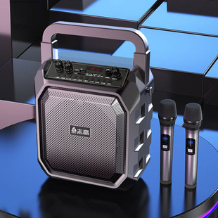 Умная реклама Chigo, уличная аудиосистема для танцев, Bluetooth, портативная колонка для дома, ларька, магазина, высокая громкость