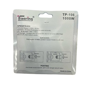 Car Small Tweeter Car Tweeter Car Communication Tweeter TP106 Factory Direct Sales Non-destructive Installation