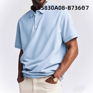 Foreign Trade Basic Multi-color Long Sleeve Shirt Men's 2024 Cross-border AliExpress Amazon Casual Loose Lar Cardigan