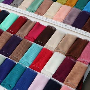 in stock 212 color 75g polyester ammonia elastic brick mesh color card 40D spandex fine soft perspective mesh cloth