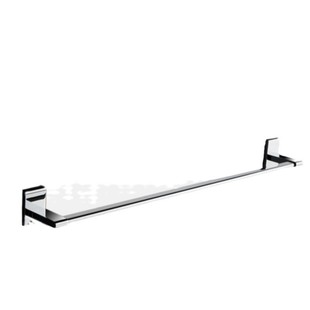 All Copper Chrome Plated Bathroom Towel Single-pole Hotel Bathroom Towel Rack Towel Bar Wall-mounted Rack Storage Rack