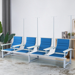 Rank Chair Three-person Waiting Chair Three-person Stainless Steel Waiting Chair Bank Waiting Chair Waiting Station Chair Infusion Chair