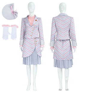 New Silk Cross Border Halloween cosplay Costume Magic Wicked Witch Glinda Glinda cos Costume Stage