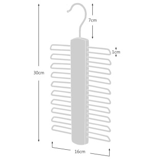 Cross-border Multi-layer Multi-function Sling Underwear Wooden Tie Storage Rack Non-slip Silk Scarf Belt Small Hook Hanger