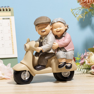 Old man and old lady love sweet memories creative decoration wedding decorations grandpa and grandma holiday gift gift