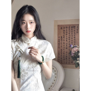 H8A Cheongsam Улучшенный молодой девушки элегантный темперамент