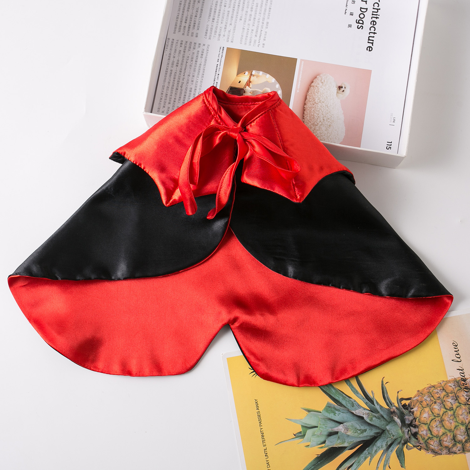 Halloween pet cape, cat/small dog/dog dress cape, comfortable and adjustable cape