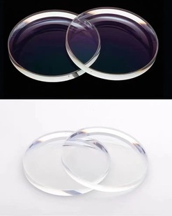 1.56 1.6 1.67 double non -1.7 1.74 aspheric anti-blue resin myopia lenses spot wholesale