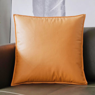 Waterproof Technology Cloth Pillow Ins Nordic Light Luxury Litchi Pattern Office Cushion Waist Pillow Sofa Summer Pillow Case