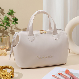 Travel Cosmetic Bag Large Capacity High Beauty Value New French Style Light Luxury Portable Travel Cosmetic Storage Bag Storage Bag