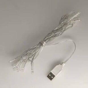 Spot Christmas holiday LED decorative lights outdoor waterproof remote control battery box light string USB light string bare light string