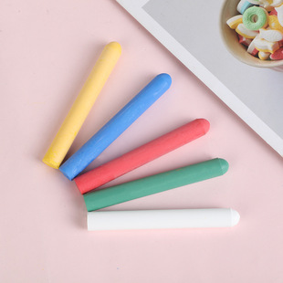 New Colorful Easy Storage Carry Boxed Chalk Writing Smooth Solid Water Soluble Chalk Wholesale