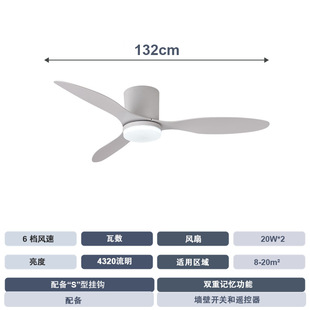 Ceiling ceiling fan retro simple ceiling fan lamp dining room home living room large wind ceiling fan lamp silent bedroom inverter