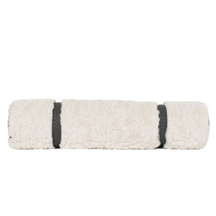 Modern Simple Black and White Grey Bed Tail Towel Blanket for Exhibition Hall Model Room Bedding Light Luxury Hotel Soft Bedding for Homestay