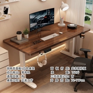 Double Motor Electric Lifting Desk Computer Desk Liftable E-sports Table Home Learning Office Desk Workbench