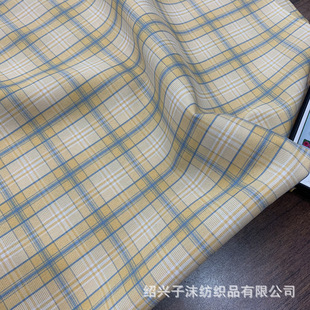 New! In stock spring and summer TR plaid fabric skirt pants suit suit plaid coat cloth fabric