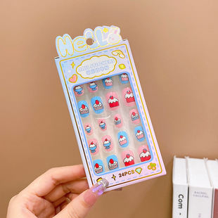 Haiyue jewelry children's nail stickers girls' new nail stickers DIY baby little princess cartoon cute princess toys