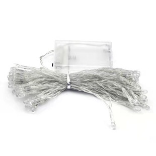 Factory cross-border LED8 function 2AA3AA battery box light string colored lights string lights star lights Christmas holiday decoration lights
