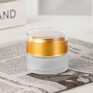 New Spot Scrub Cream Bottle Cream Bottle Eye Cream Bottle Transparent Thickened Glass Cosmetic Portable Bottles