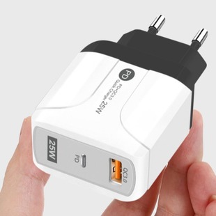 PD33WQC3.0 Быстрая зарядка головка 9v12v Быстрая зарядка 65wGaN Европейское зарядное устройство быстрая зарядка с несколькими портами быстрого зарядного устройства