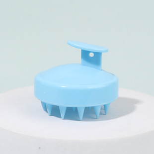 TEMU Cross-border Explosions Silicone Shampoo Brush Massager Shampoo Head Massage Brush Shower Brush