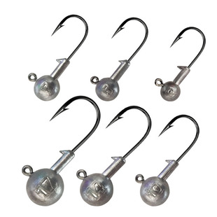 Lead head hook Luya bait soft worm Soft Bait hook micro-object anti-hanging bottom bass fish hook strengthen blood trough lead head hook wholesale