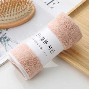 High density coral fleece towel thickened strong absorbent face towel factory custom 30*60 daily necessities Super towel