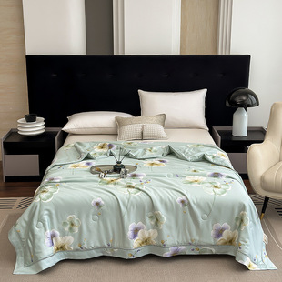 Tencel Summer Cool Quilt Lyocell Air-conditioning Quilt Antibacterial Hollow Summer Cool Quilt Core Quilt Summer Quilt
