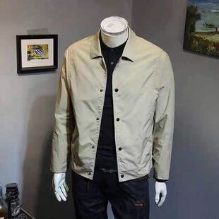 Spring and Autumn Laps Men's Thin Jacket Korean Fashionable Slim-fit Handsome Jacket Top 2025 New Jacket