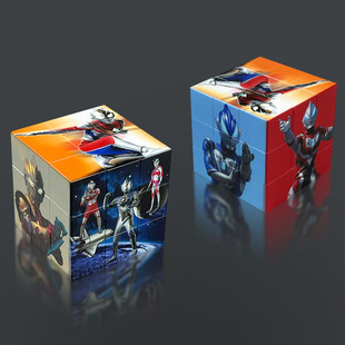 Ultraman third-order Rubik's Cube Convex Man Strawberry Bear Which Rubik's Cube Superhero Smooth Third-order Can Be Printed