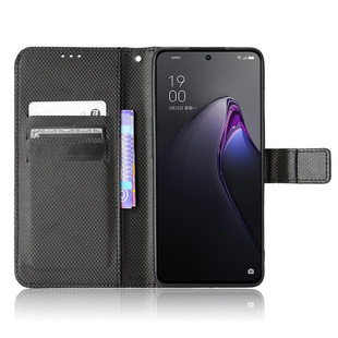 Применимо к OPPO Reno8 Чехол для мобильного телефона Reno8 Pro 5G Флип кожаный чехол с ромбовидным узором карта глобальная версия Международная