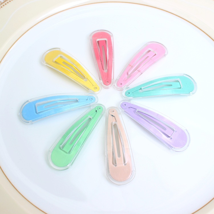 Ghost Horse Elf Girl Hairpin Transparent Candy Color Bb Clip 3 Card Hairpin Sweet and Cute Side Bangs Clip