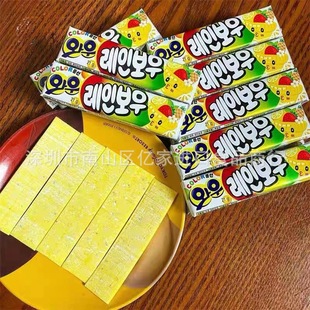 Korean Imported Snacks Orion Wow Soda Grape Lemon Mixed Fruit Flavor Cola Kidsren's Bubble Candy