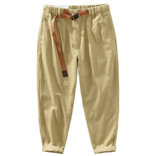 3518 Japanese casual trousers men's straight loose overalls fashionable all-match casual trousers one-piece delivery