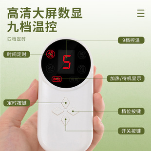 Moxibustion Shoulder and Neck Treasure Home Cervical Spine Neck and Shoulder Treasure Moxa Velvet Hot Compress Bag Moxibustion Clothing Moxibustion Electric Heating Mugwort Shoulder Protector
