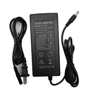 Factory sales spot stock LED power adapter 12V5A drive American standard desktop monitoring equipment power supply