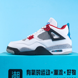 Мужская обувь aj4 чисто оригинальная спортивная нотка высокого уровня