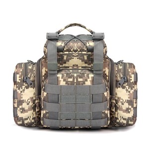 Amazon outdoor waist bag Luya bag men's and women's crossbody large waist bag fishing bag camouflage outdoor tactical shoulder bag