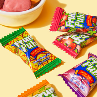 Yilifa fruit super soft candy paper box 108g mixed fruit candy wedding candy Spring Festival gift box wholesale