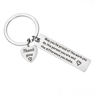 New Amazon you are a key paer of you stainless steel keychain inspirational thank you gift