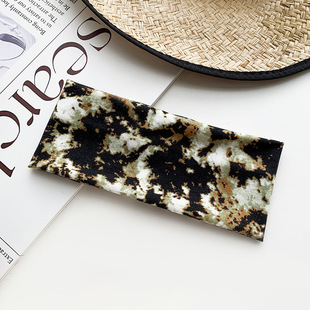 European and American Hair Band Bohemian Cashew Yoga Sports Hair Band Antiperspirant Sweat Absorbent Stingy Cotton Headband Knot Headband
